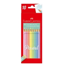 Lapices 10 Pastel Faber