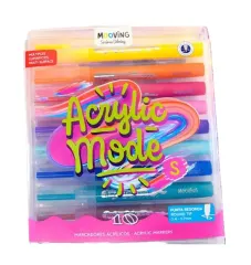 Marcador Acrilicos x10 Mooving 3022110