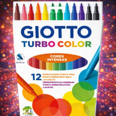Set 12 Marcadores P/Fina Giotto