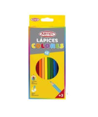 Est. 12 Lapiz Colores Largos Artel