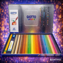 Caja Metalica 50 Colores Supermina 3.8 Giotto