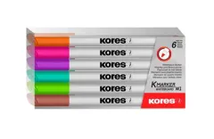 Marcadores Pizarra 6un. Kores