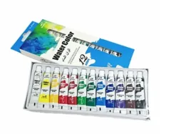 Set de Acuarelas 12 col 12ml Bomega