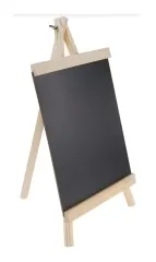 Atril Madera con Pizarra Negra 30x60 Importada
