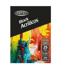 Block Acrilicos 25h 300gr Artel
