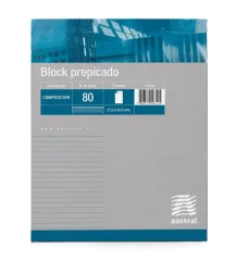 Block Prepicado Carta Composición Austral