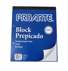 Block Prepicado 5mm 80hjs Proarte