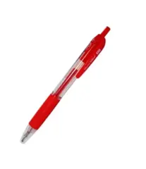 Boligrafo Retractil Tinta Gel 0,7 Rojo Mister Office