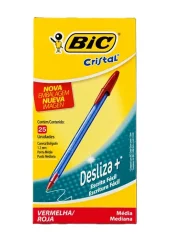 Boligrafo Shimmers 1,2mm 25u Rojo Bic