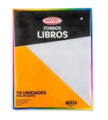 Bolsa 10 Forros Libro Univ Transparen