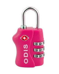 Candado Mod Viajero 33mm con Clave Rosado Odis