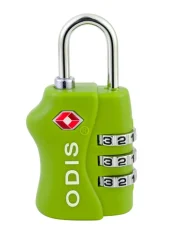 Candado Mod Viajero 33mm con Clave Verde Odis
