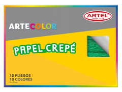 Artecolor Papel Crepe 10 Piegos 25x35 cm