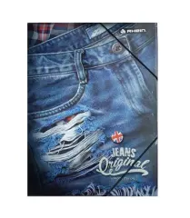 Carpeta C/Elastico Jeans Rhein