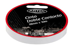 Cinta Doble Contacto Rollo 18mm x 10mt