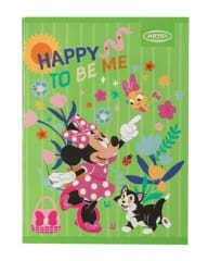 Cuad. College 80h Mat 7mm Minnie JR Artel