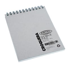 Croquera Doble Faz 16x21 50H Artel