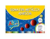 Estuche Goma Eva Metalica Adhesiva 6u 20x30 Art & Craft