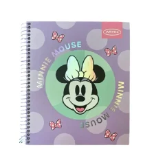 Cuad Book Minnie Lunares 120h Artel