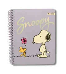 Cuaderno Book 120h 80g Snoppy Mooving