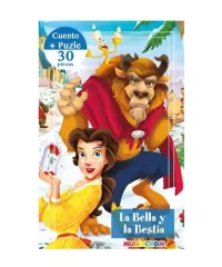 Cuento + Puzle 30pzas La Bella y La Bestia Mundicrom