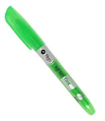 Destacador Lapiz Verde Fluor Filgo