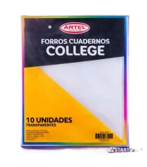 Bolsa 10 Forros Cuad College Transp.