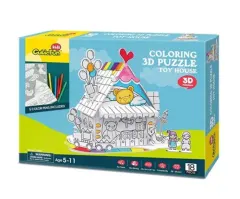 Juego Didactico Coloring 3D 18pcs CubicFun