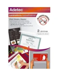 Set Termolaminar Frio 280micras 2u 21,6x28,0 cm Adetec