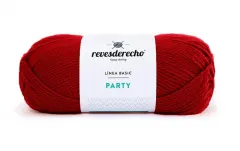 Lana Linea Basic Party 100g 003 Rojo Italiano