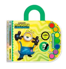 Maleta Infantil Libro C/Acuarelas Minions Vertice