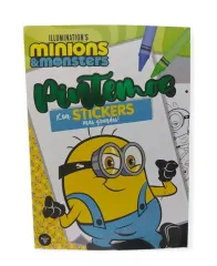 Libro Pintemos C/Sticker Minions Vertice