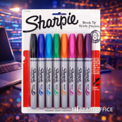 Marcadores Permanentes Brush 8un Sharpie