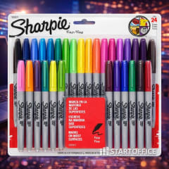 Marcadores Permanentes Punta Fina 24un Sharpie