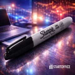 Marcador Permanente Punta Fina Negro Sharpie