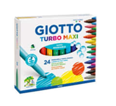 Marcador Jumbo Turbo Maxi 24 colores Giotto