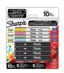 Set Marcadores 5 Acrilicos + 5 Marcador Notes Sharpie