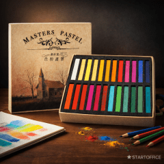 Set 24 Pastel Seco Qual/Prof Master Pastel