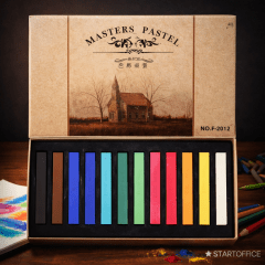 Set 12 Pastel Seco Qual/Prof Master Pastel