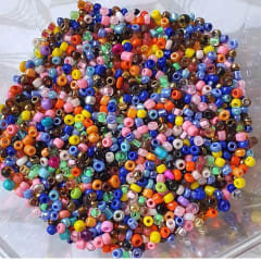Mostacilla 2mm-3mm Colores
