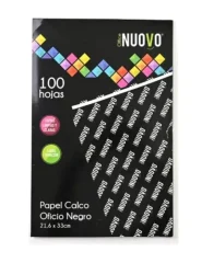 Set Calco 21x33 Negro 100h Nuovo