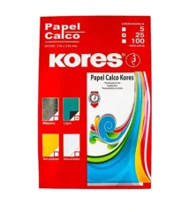 Carpeta Papel Calco Azul 100hj Kores