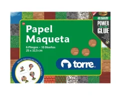 Carpeta Papel Maqueta 10 Diseños / 6 Pliegos Torre