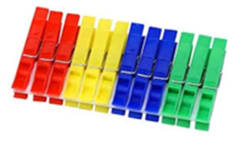 Perros Plasticos Colores 24piezas 0