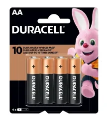 Pilas Alcalina 4 x AA Estándar Duracell