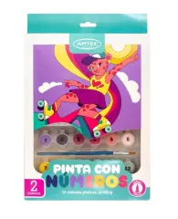 Set Pinta con Numeros Animalitos 2 Artel 0