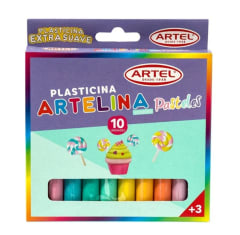 Plasticina Pastel 10 Unidades