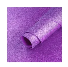 Pliego Goma Eva C/Glitter 40x60cm Lila Importada