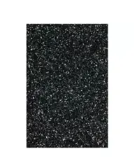 Pliego Goma Eva C/Glitter 40x60cm Negro Importada
