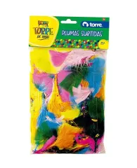 Set Plumas Naturales Colores Torre